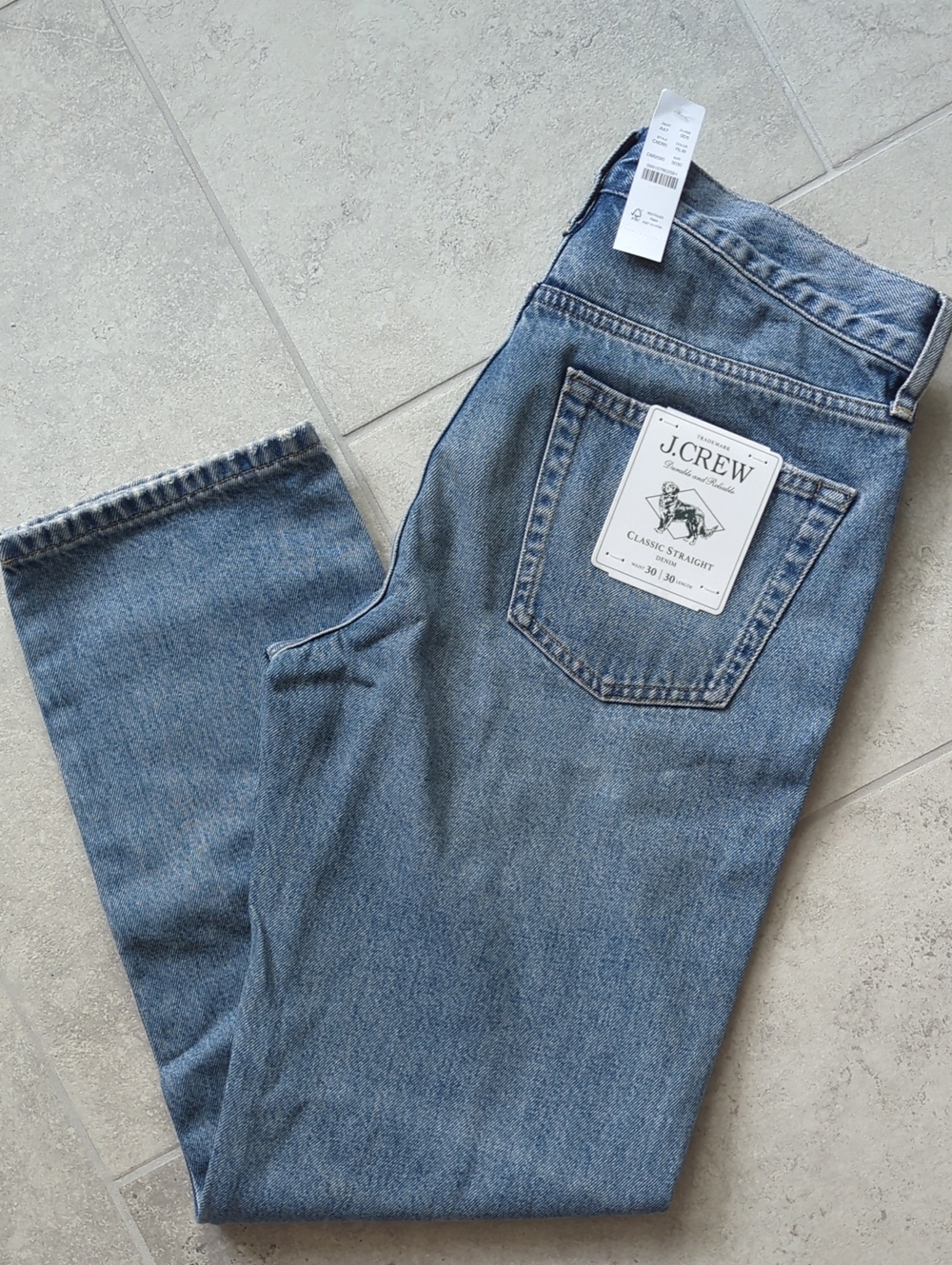 J. Crew Men’s Straight Jeans